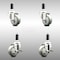 Service Caster 3 Inch 316SS Gray Poly Swivel 1-1/8 Inch Expanding Stem Caster Brake SCC, 2PK SCC-SS316EX20S314-PPUB-2-TLB-2-118 - alternate 1